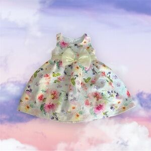 THREE Pristine Dresses Bonnie Jean size-2T bonus book